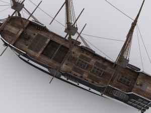 sailing ship 3D Model