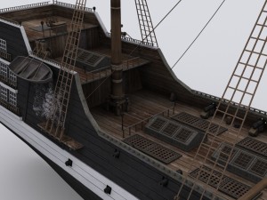 sailing ship 3D Model