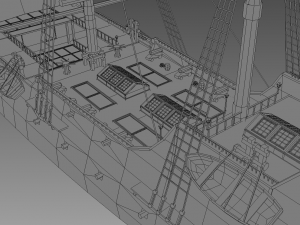 sailing ship 3D Model