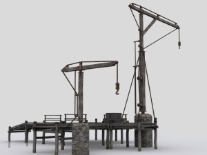 wharf 3D-Modell