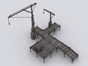 wharf 3D-Modell