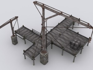 wharf 3D-Modell