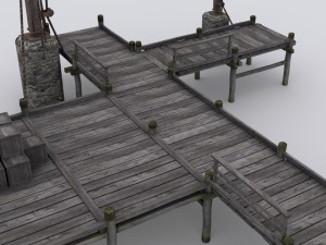 wharf 3D-Modell