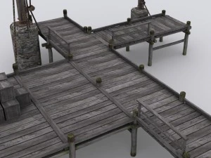 quai Modèle 3D