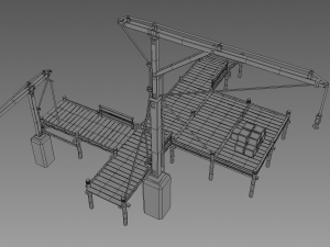 wharf 3D-Modell