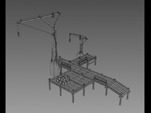 wharf 3D-Modell