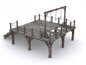 gallows 3D 모델