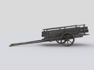 wagon Modèle 3D