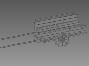 wagon Modèle 3D