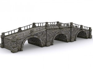 old stone bridge 3D Model