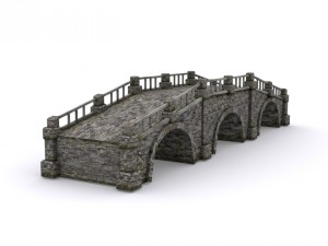 old stone bridge 3D Model