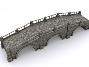 old stone bridge 3D Model