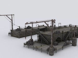 wharf 3D Model