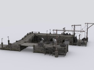 wharf Modèle 3D