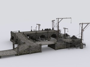 wharf Modèle 3D