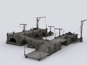 wharf Modèle 3D