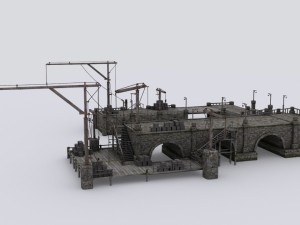 wharf Modèle 3D