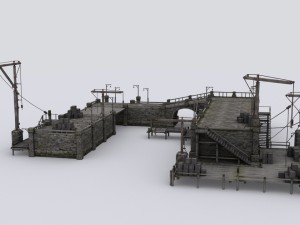 wharf Modèle 3D