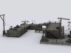 wharf 3D Model