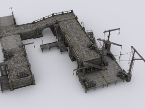 wharf Modèle 3D