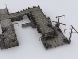 wharf 3D Model