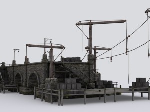wharf Modèle 3D