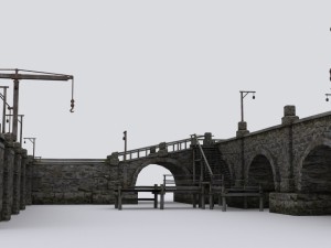 wharf Modèle 3D