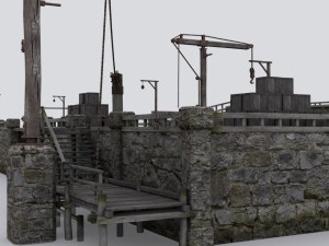 wharf Modèle 3D