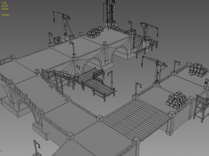 wharf Modèle 3D