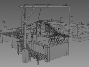 wharf Modèle 3D