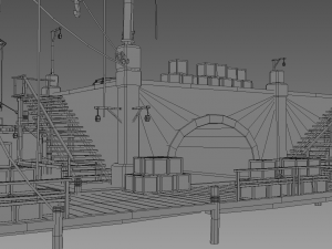 wharf Modèle 3D