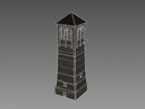 tower lighthouse Modelo 3D