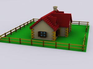 house Modello 3D