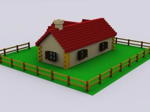 房子 3D 模型