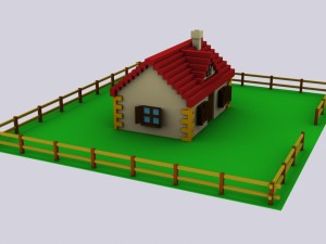 house Modello 3D