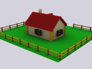 house Modello 3D