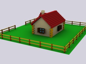 house Modello 3D