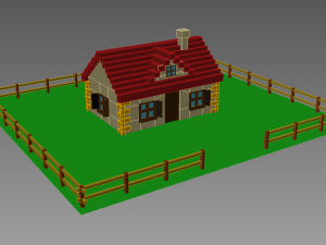 house Modello 3D
