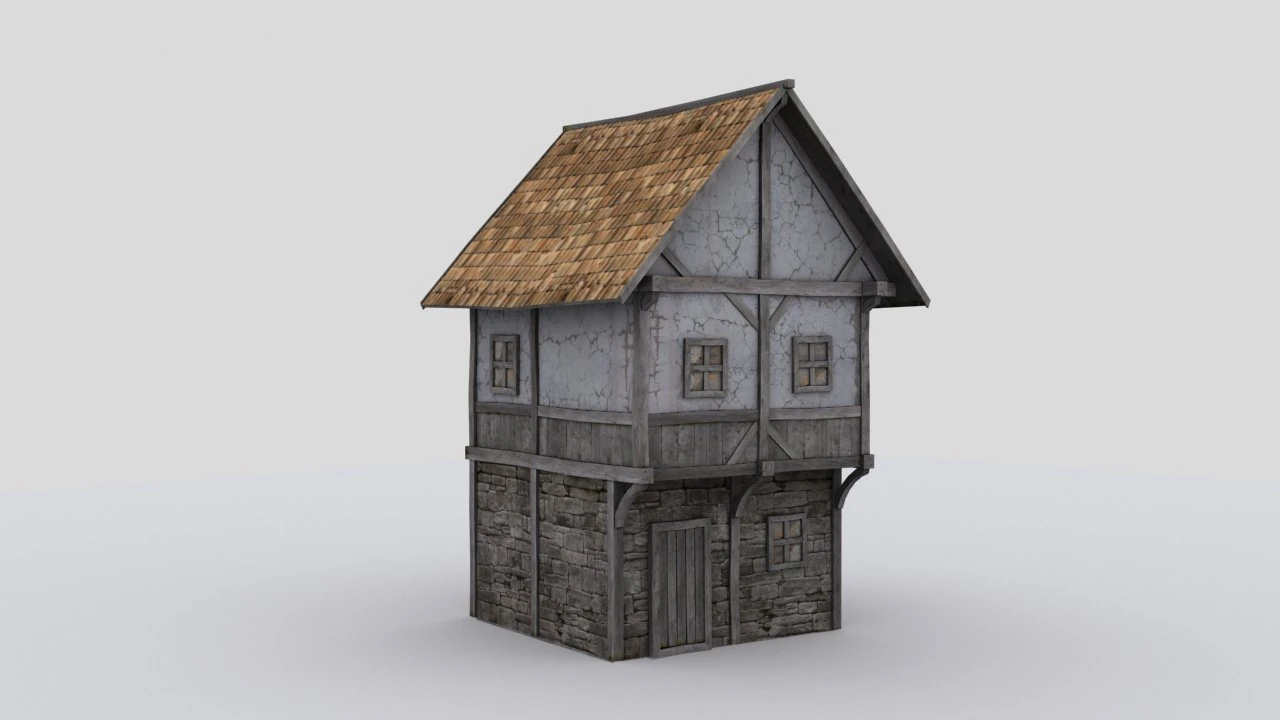 house 3D Model .c4d .max .obj .3ds .fbx .stl .blend 