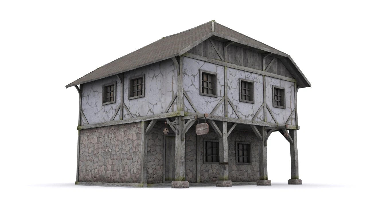 casa Modelo 3D .c4d .max .obj .3ds .fbx .stl .blend 