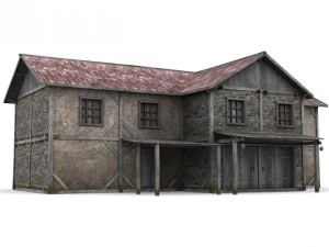 casa grande Modelo 3D