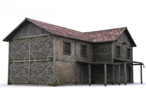 big house 3D मॉडल