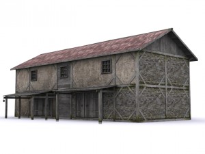 big house 3D मॉडल