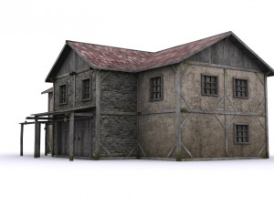 big house 3D मॉडल