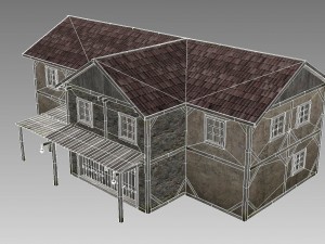 big house 3D मॉडल