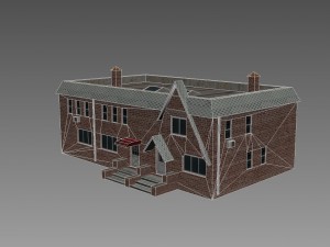 brick house 3D 모델