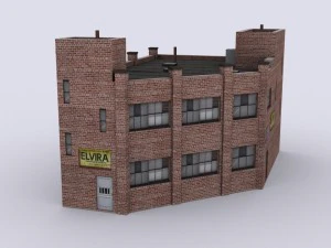 industrial building 3D Model