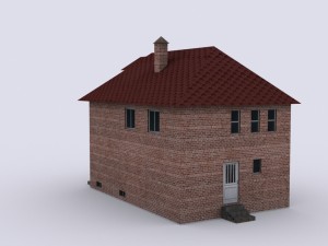 brick house Modèle 3D