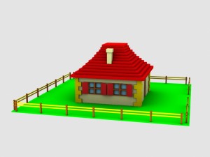 hous Modèle 3D