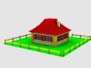 hous Modèle 3D